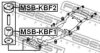 MITSUBISHI MN117459 Mounting, axle beam